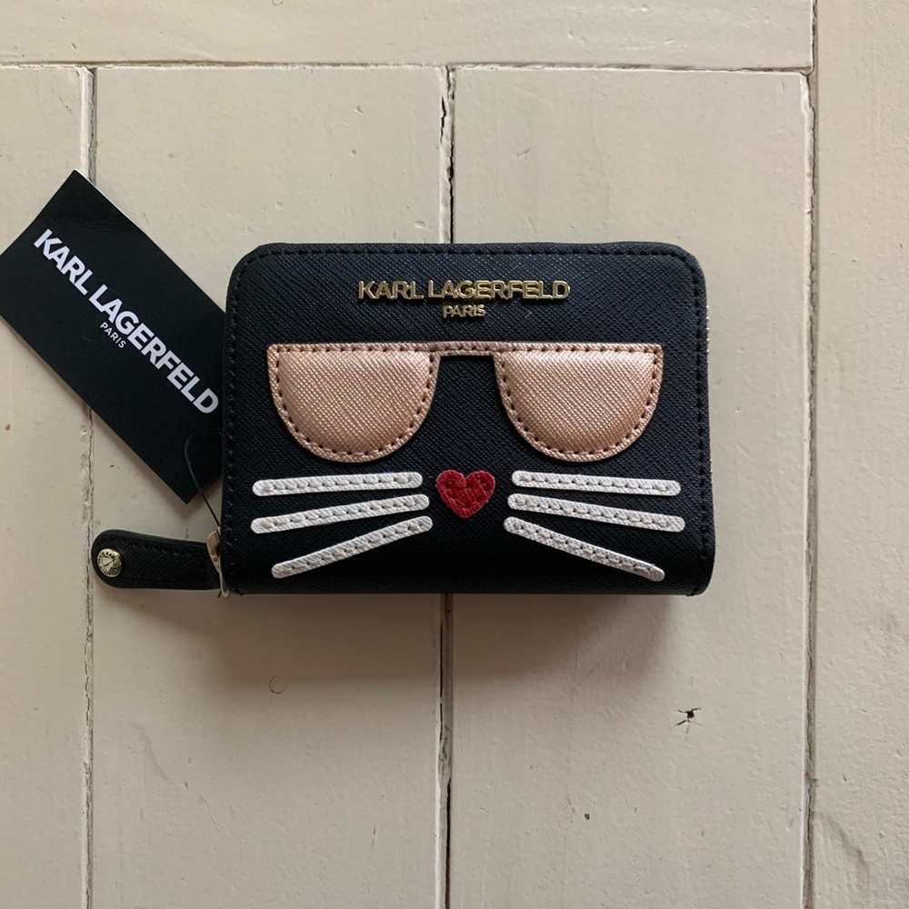 Karl Lagerfeld Paris Small Cat Wallet